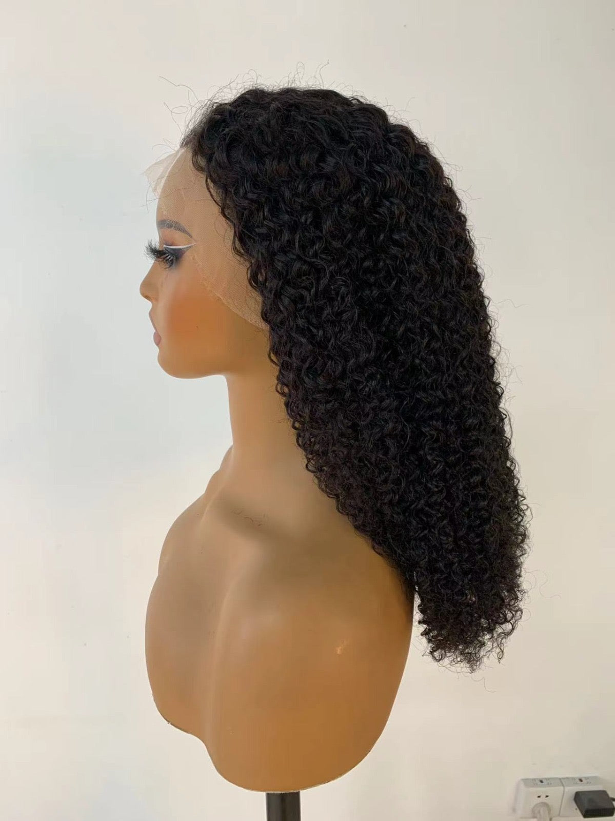 Glueless HD 13x4 Lace Frontal Wig – Kinky Curly Natural Color | 20 Inches