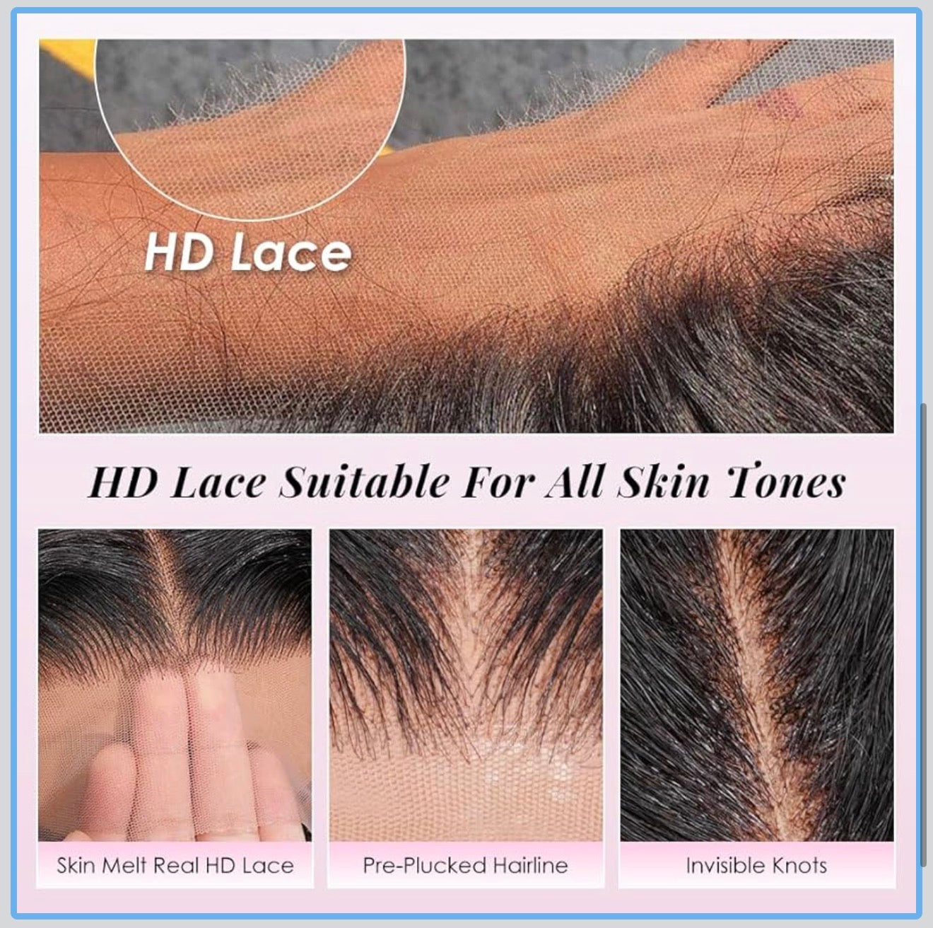 13x4 HD Lace Wig – 180% Density Water Wave