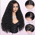 13x4 HD Lace Wig – 180% Density Water Wave