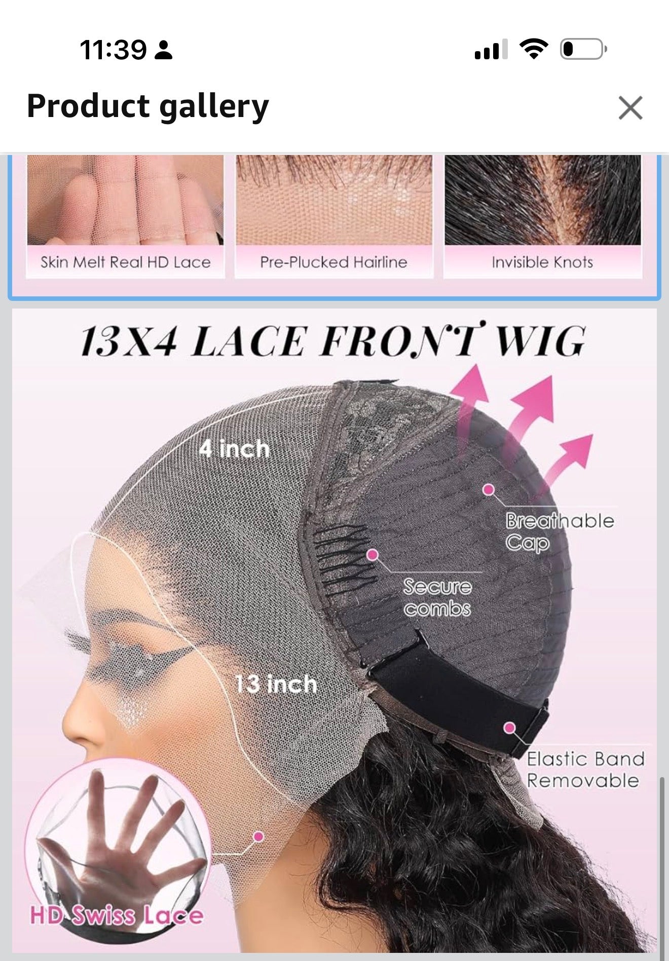 13x4 HD Lace Wig – 180% Density Water Wave