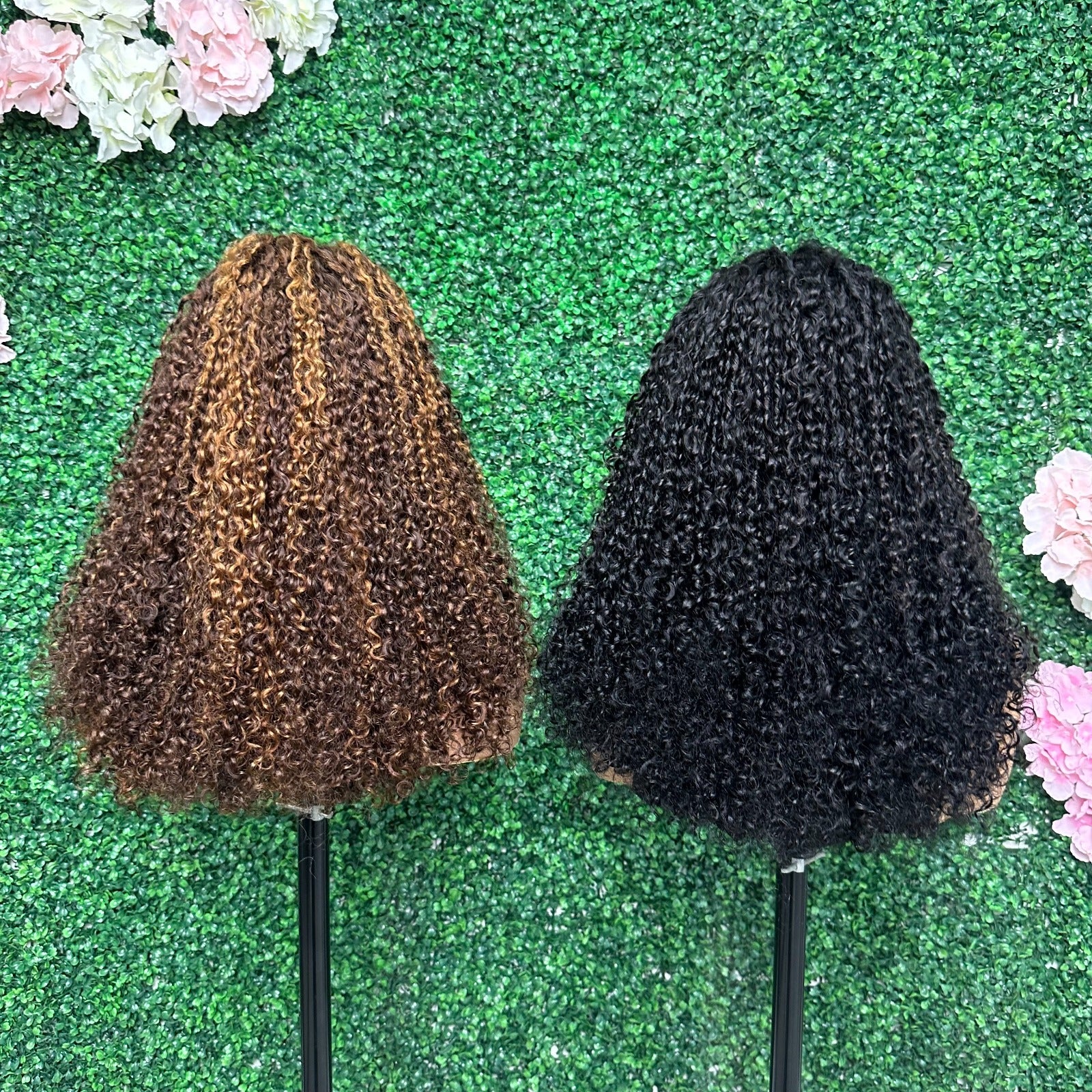 HD Lace Pixie Curly Wig – 100% Raw Human Hair | 300% Density | Double Drawn