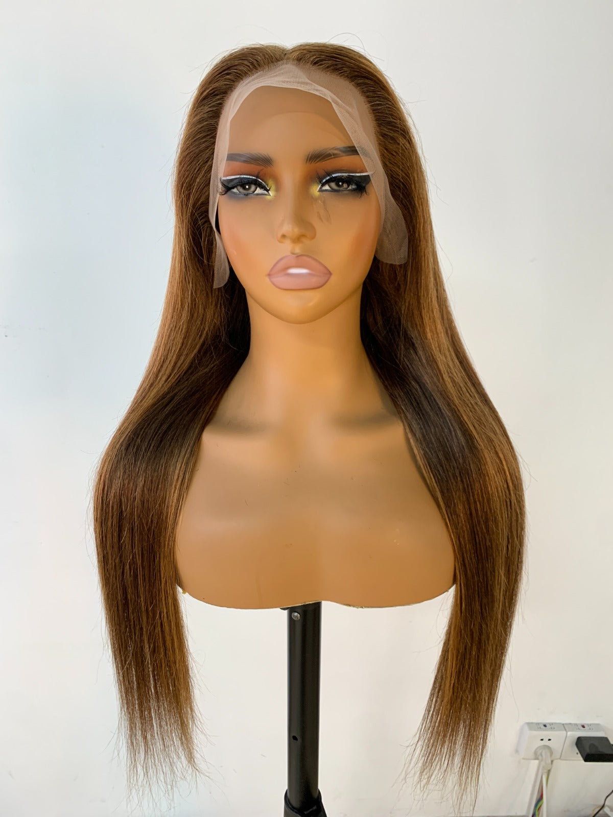 13x4 Lace Frontal Wig – P4/30 Straight Human Hair | 24 Inches