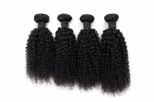 10A Kinky Curly Human Hair Bundles – Natural Color