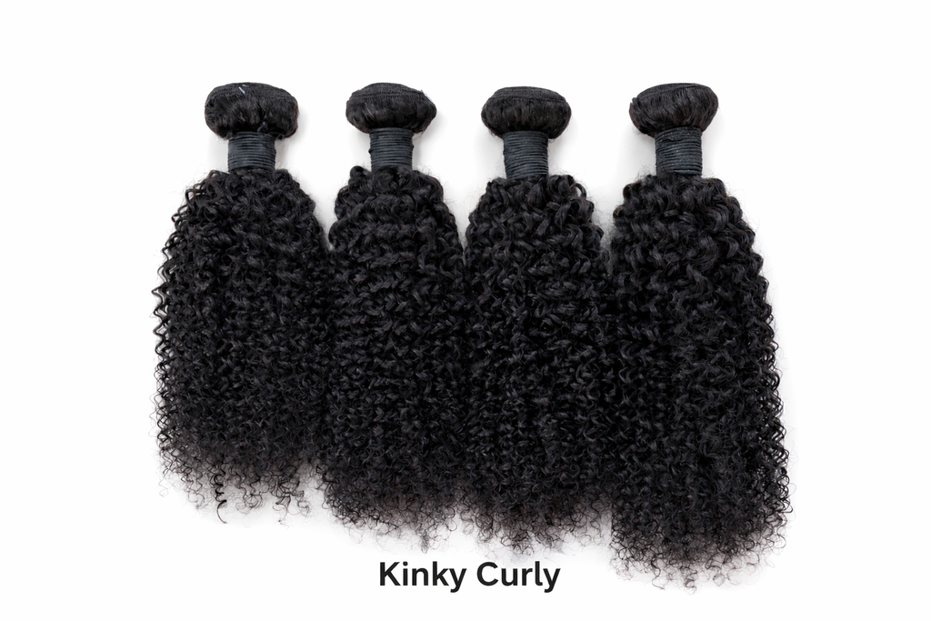 10A Kinky Curly Human Hair Bundles – Natural Color