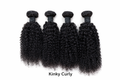 10A Kinky Curly Human Hair Bundles – Natural Color